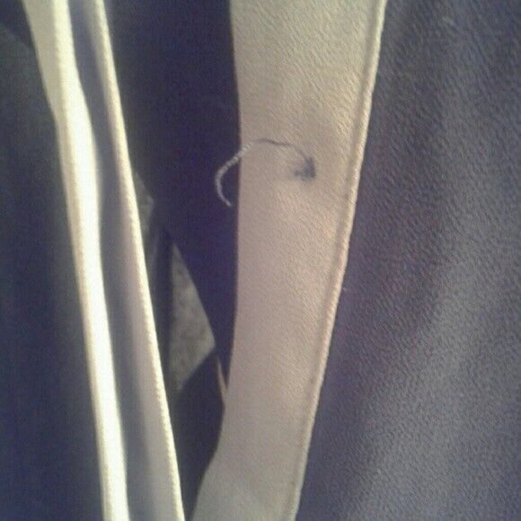 Charming Charlie Size Small Blouse Sleeveless Black Yellow Button Detail Sheer - Picture 5 of 8